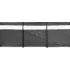 Vindsejl grå med vindue 400x140cm