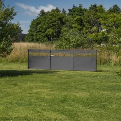 Vindsejl grå med vindue 400x140cm