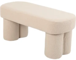 Ylva teddystof beige