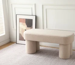 Ylva teddystof beige